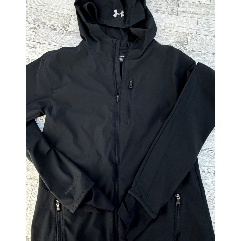 Under Armour Women's UA Storm Cold Gear Black Fitted Jacket XS XSMALL